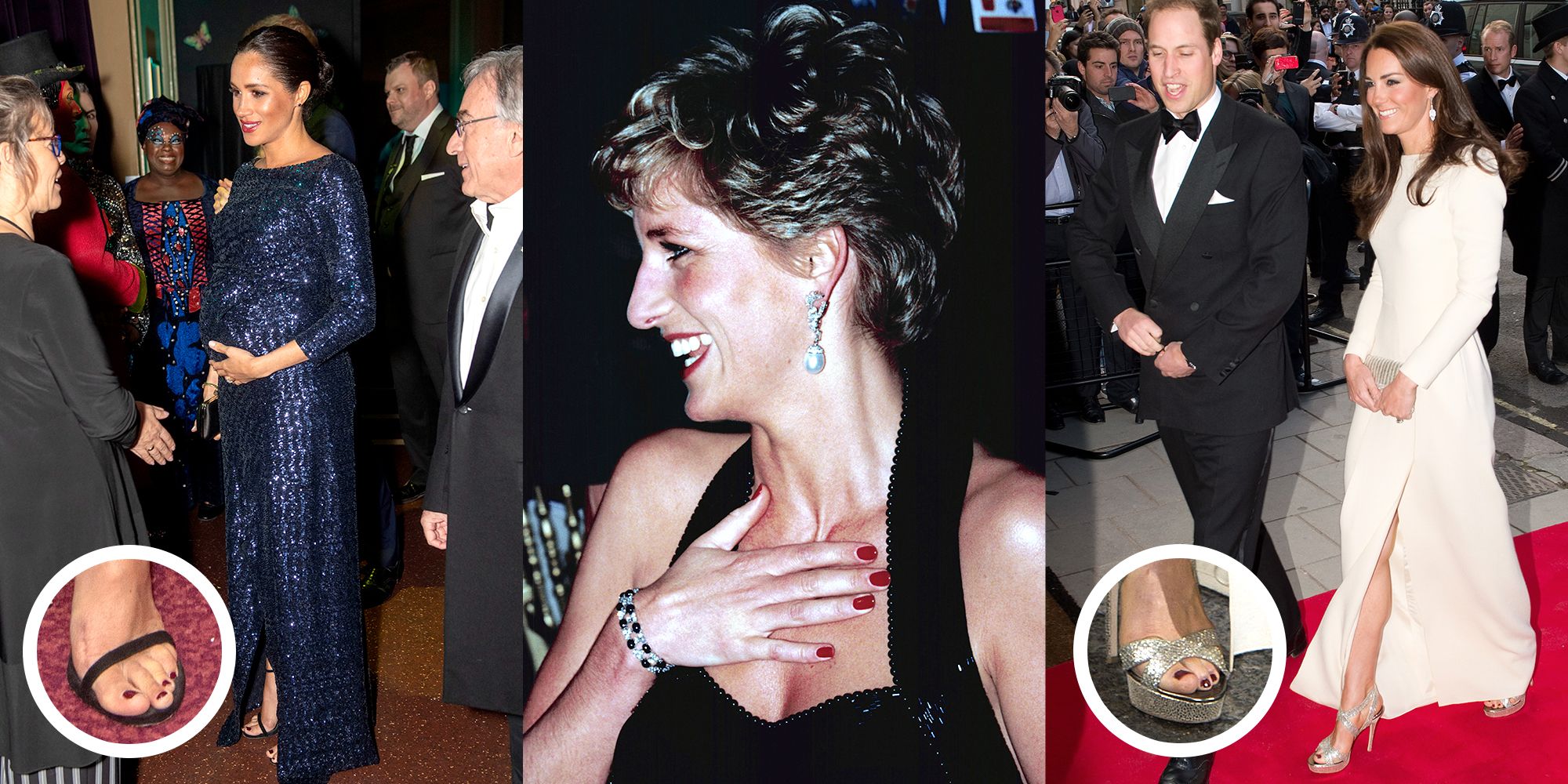 Princess Diana's red nails 1994 | Princess diana family, Princes diana, Princess  diana fashion