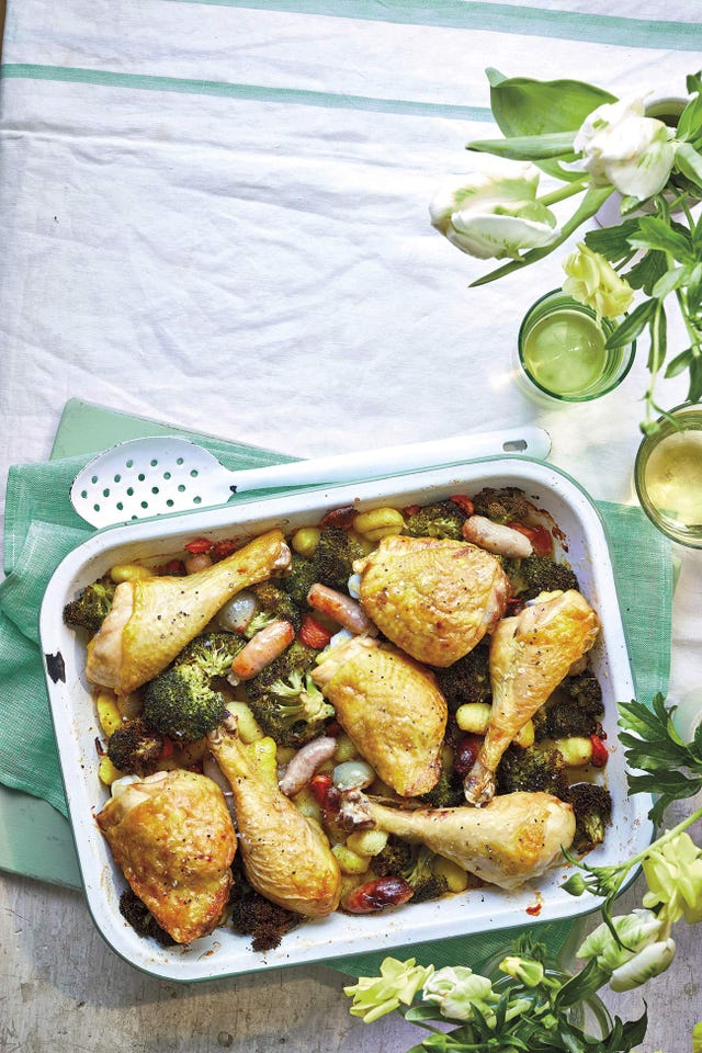receta pollo con brócoli al horno