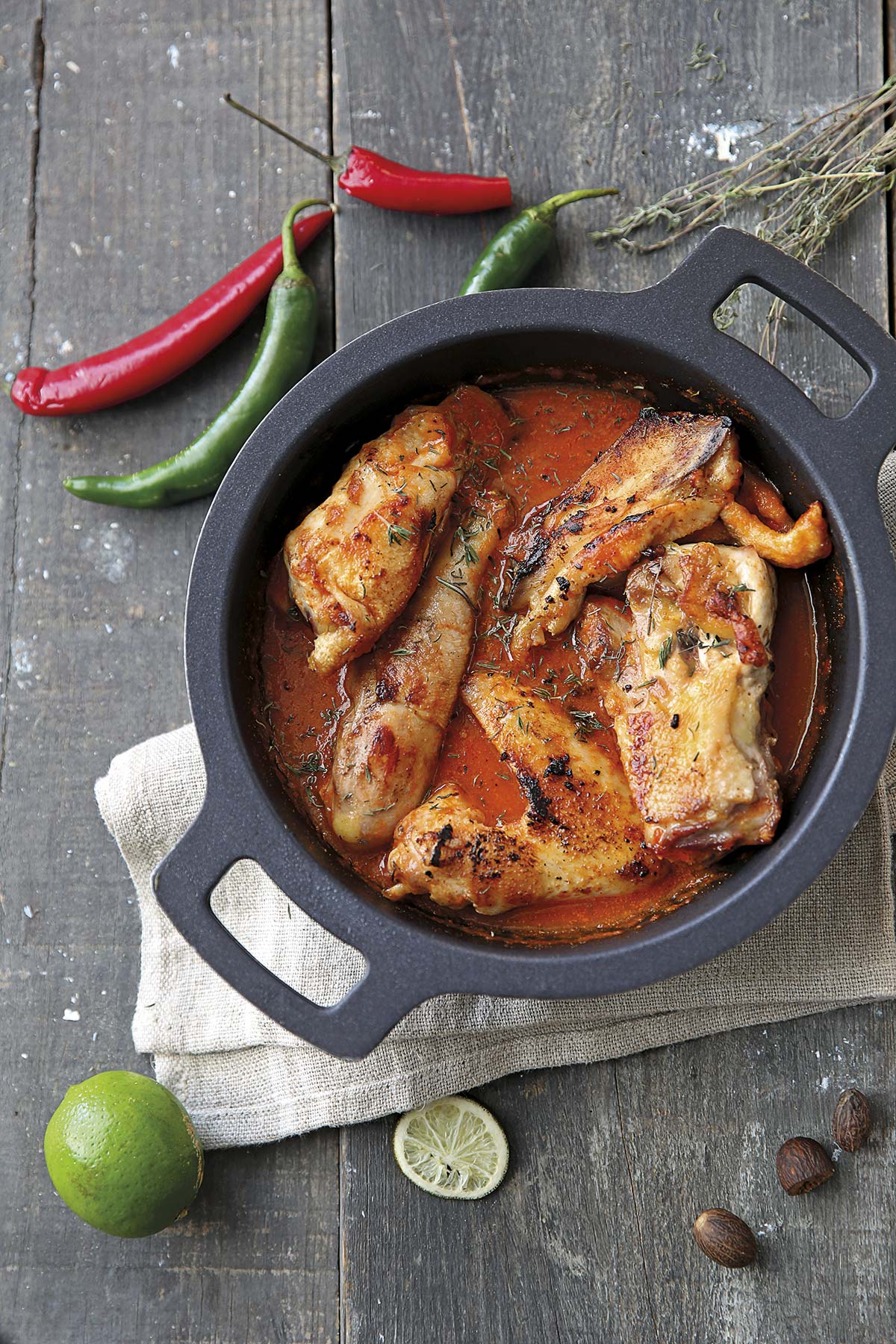 pollo con salsa jerk