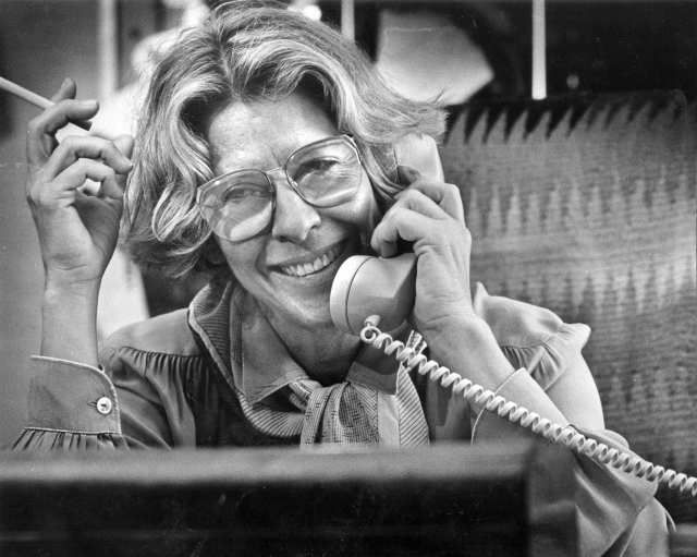 mar 28, 1984 polly platt on the phone at her office at paramount pictures for obit  photo by bob chamberlinlos angeles times via getty images
