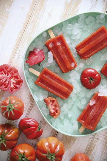 helados polos de tomate