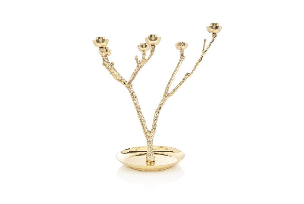 Jewellery, Fashion accessory, Pendant, Branch, Plant, Necklace, Metal, Flower, Candle holder, 
