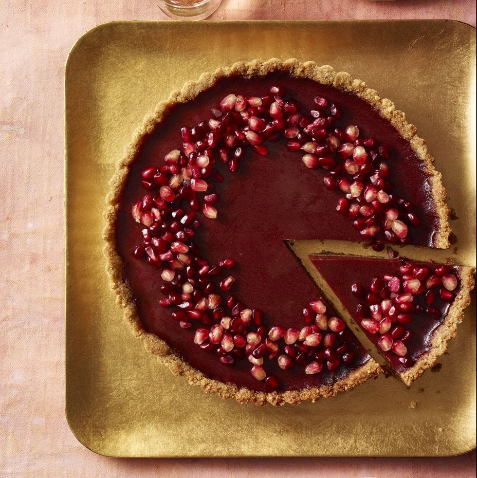pomegranate orange tart