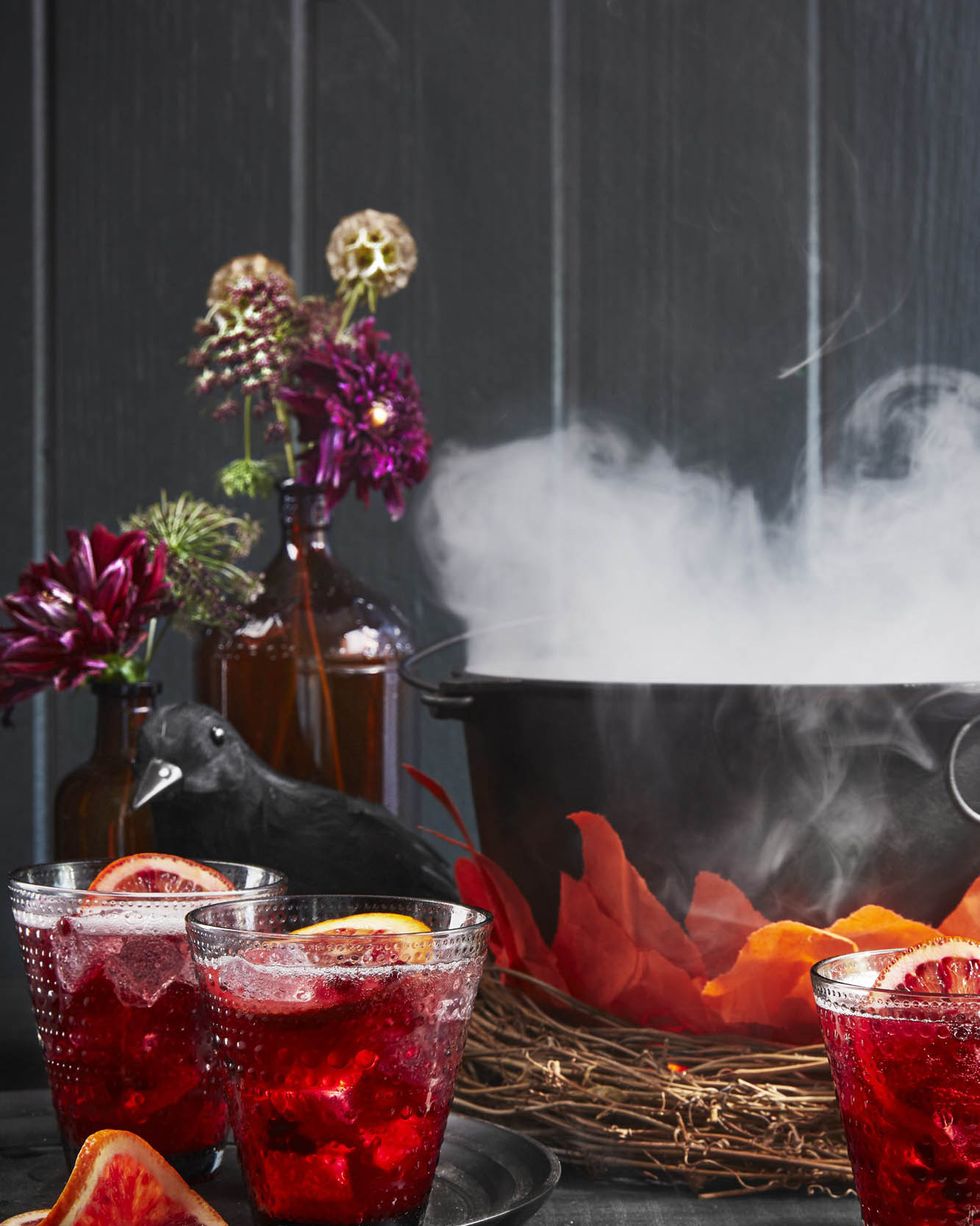 Bubbly Witches Brew Punch for Halloween- Amee's Savory Dish