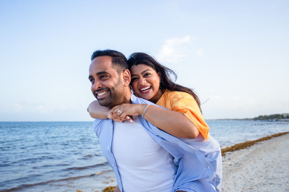 couple on the beach