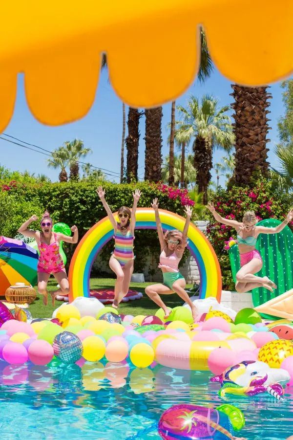 40 Fun and Colorful Pool Party Ideas!