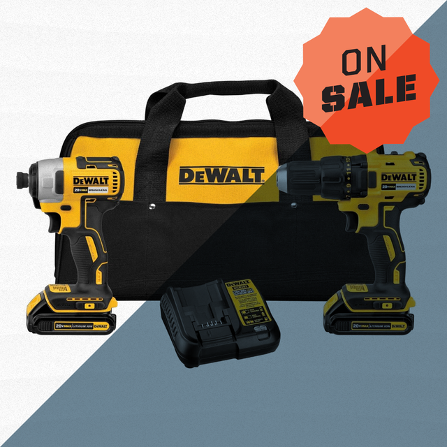 Has This DeWalt Drill-Driver and Impact Driver Kit for 35% Off