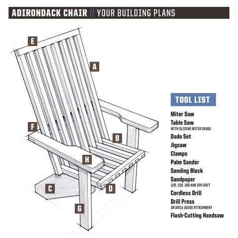 How to Build a Modern Adirondack Chair | Adirondack Chair Plans