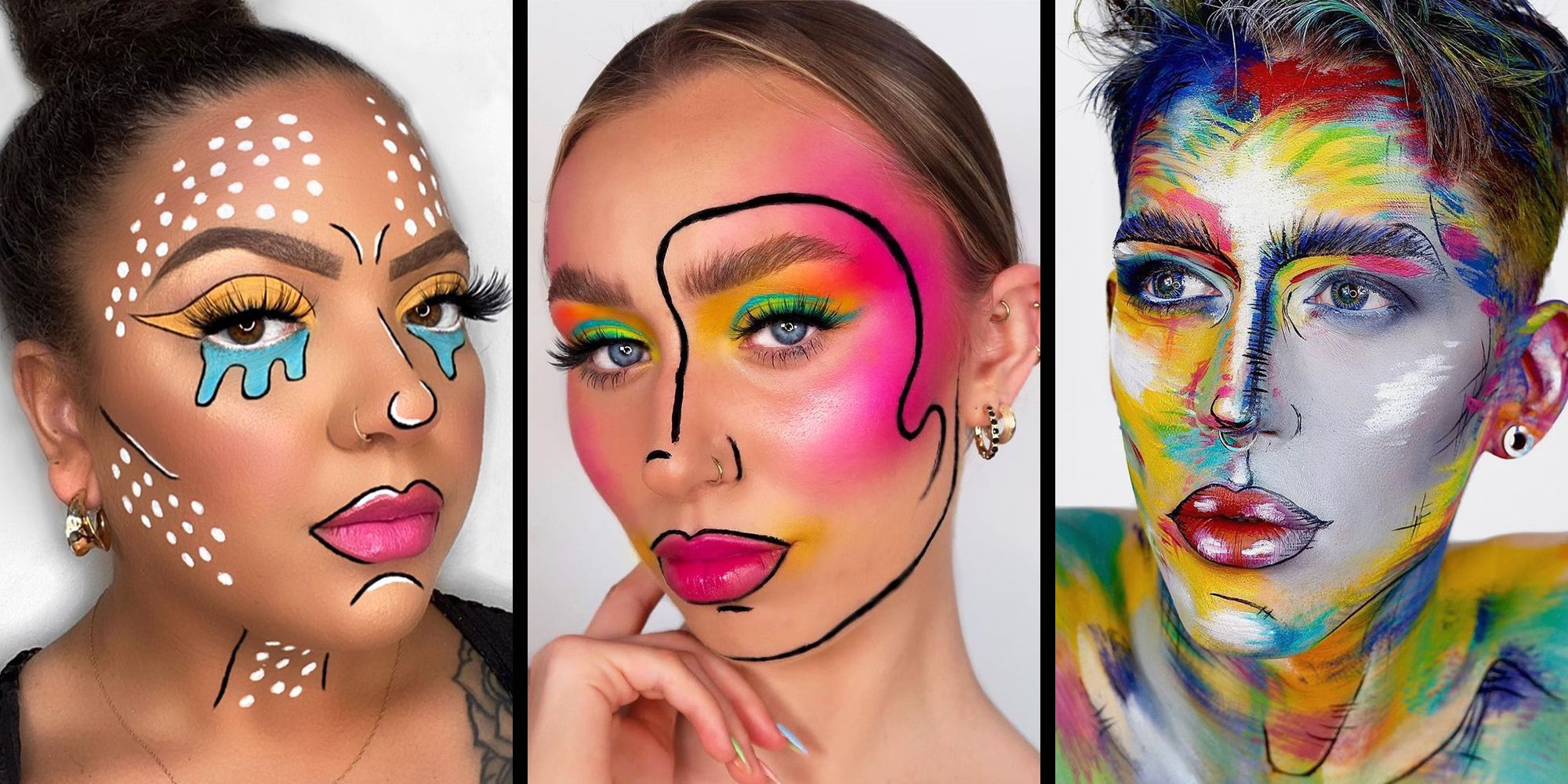 8 Pop-Art Makeup Ideas To Try This Halloween 2021