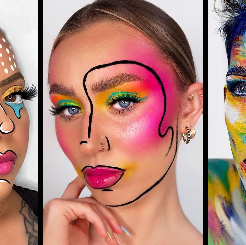 8 Pop-Art Makeup Ideas Try This Halloween 2021