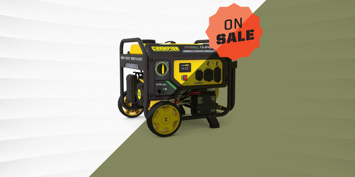 This Champion Portable Generator Is Almost 50% Off on Amazon Right Now