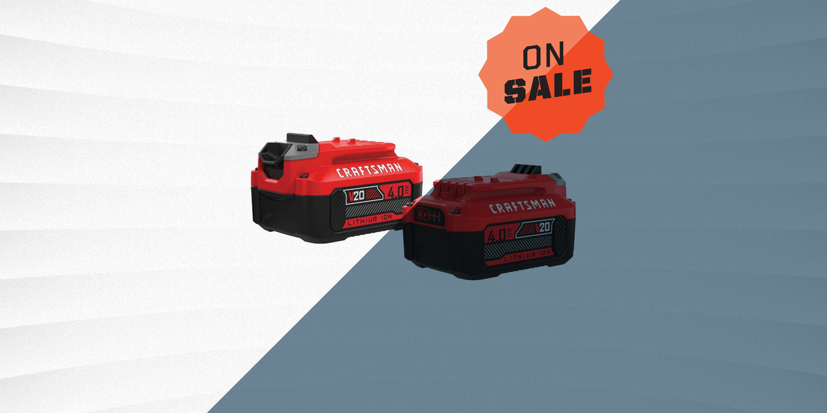 These Craftsman 20V Batteries Are 55 Off on Amazon So You