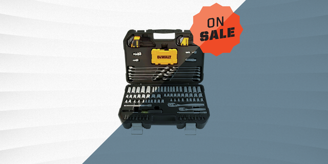 Dewalt mechanics tools best sale kit and socket set