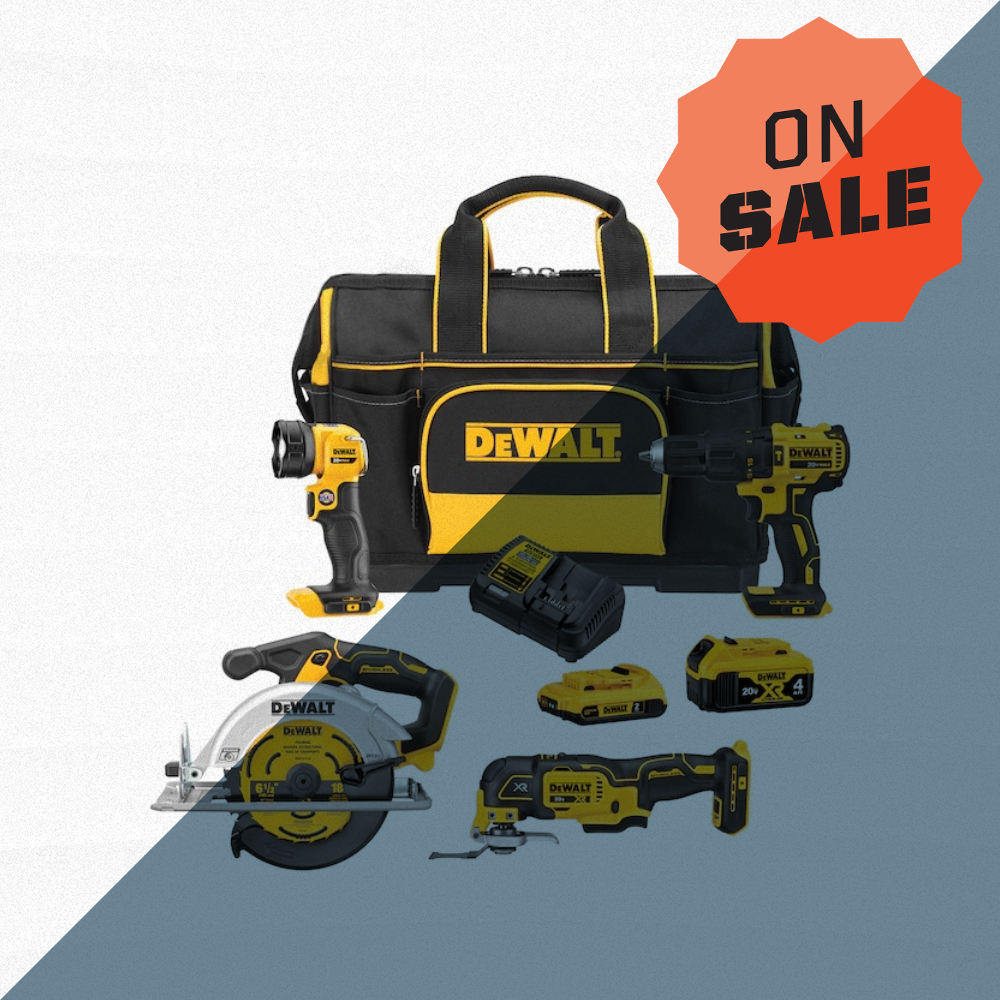 dybde slot skrive et brev Lowe's is Discounting This DeWalt Four-Tool Combo Kit by 37%