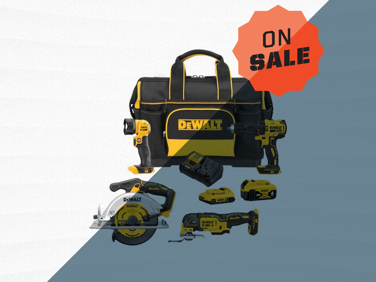 dybde slot skrive et brev Lowe's is Discounting This DeWalt Four-Tool Combo Kit by 37%