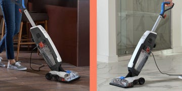 upright vacuum cleaner designed for deep cleaning surfaces