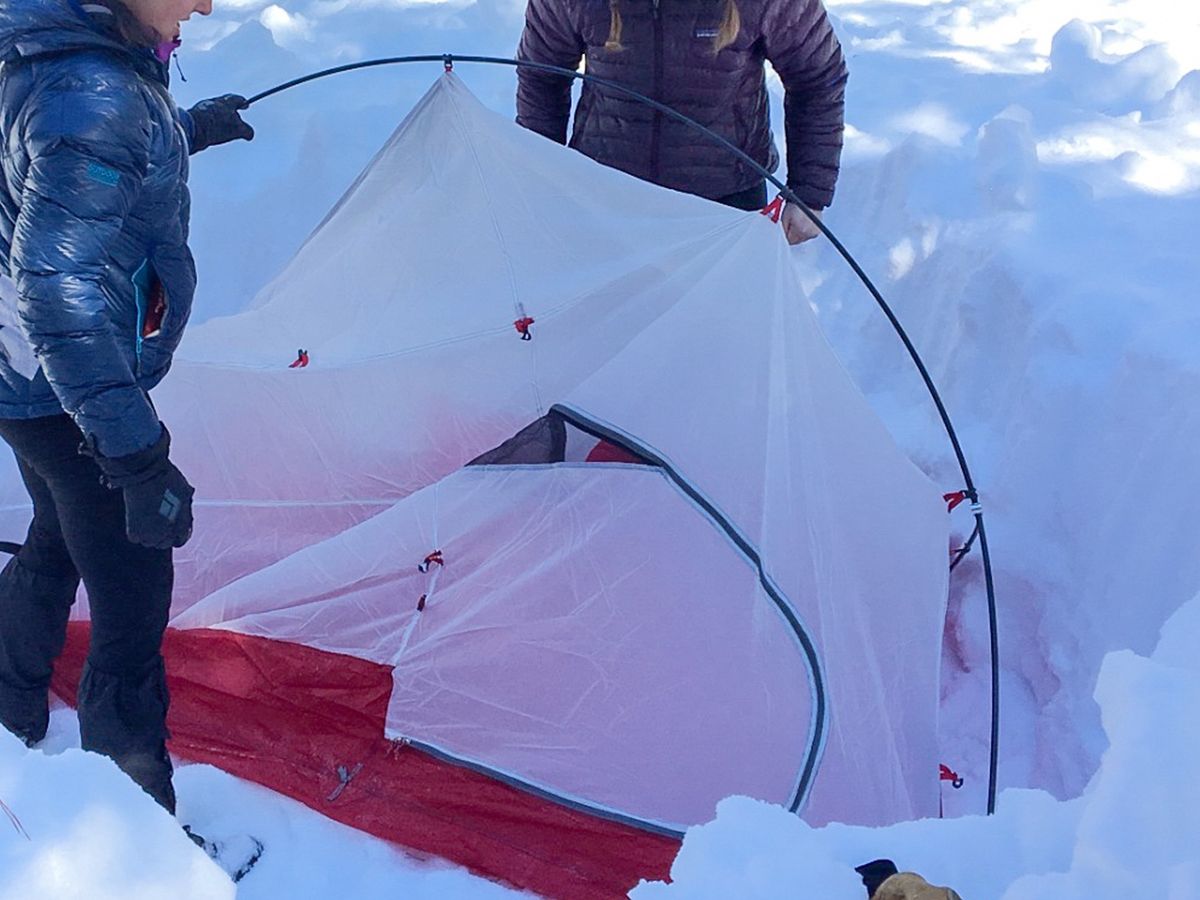 The Coziest Winter Camping Experience: Inflatable Hot Tent