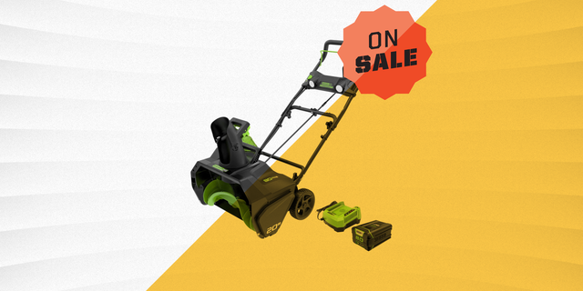 Has This Greenworks Electric Snowblower for 40% Off