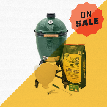 big green egglarge egg package with nest handler charcoal kamado grill and smoker green