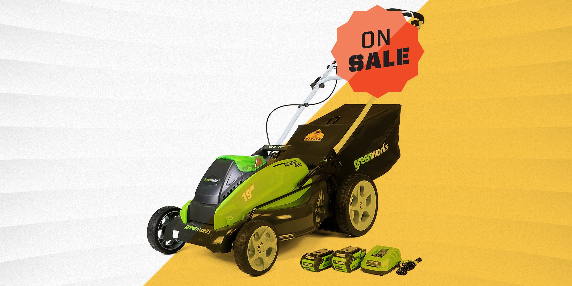 Greenworks best sale 19 mower