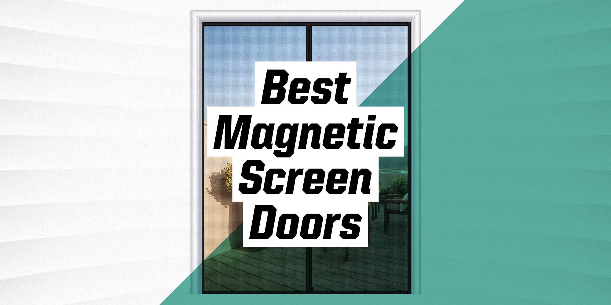 BugOut - Magnetic Mesh Screen Door Auto-Close Magnetic Screen