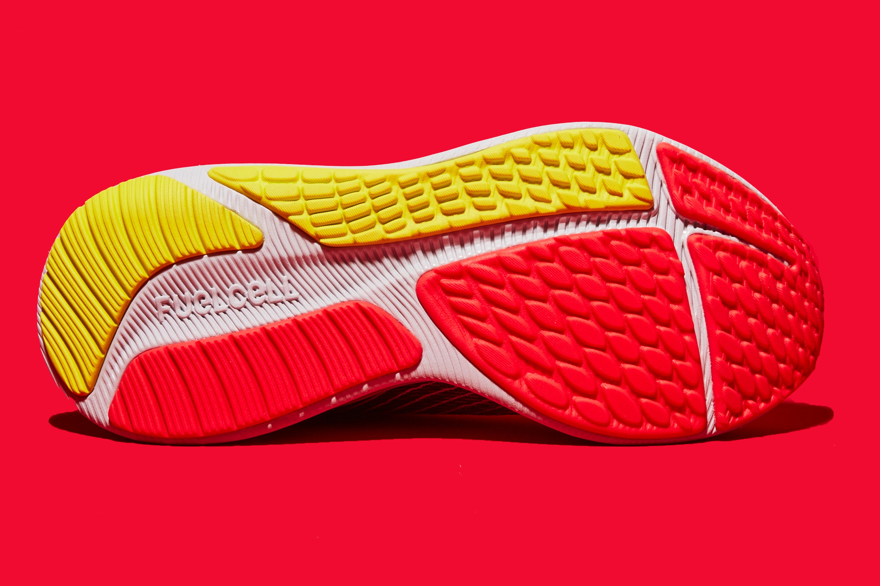 Footwear, Red, Shoe, Yellow, Nike free, Orange, Sportswear, Athletic shoe, Carmine, Sneakers, 