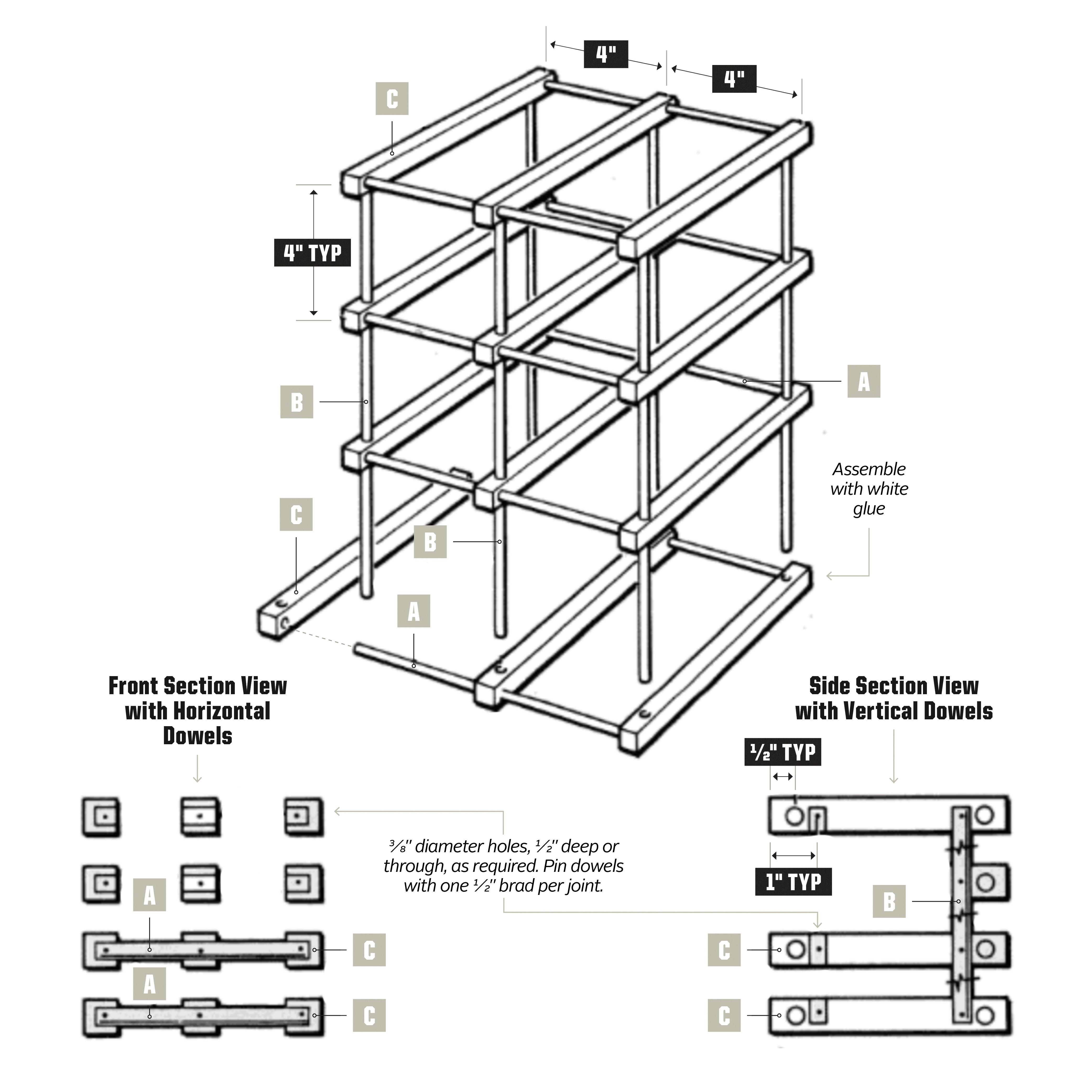 Three Wine Racks You Can Build Yourself Wine Rack DIY Plans