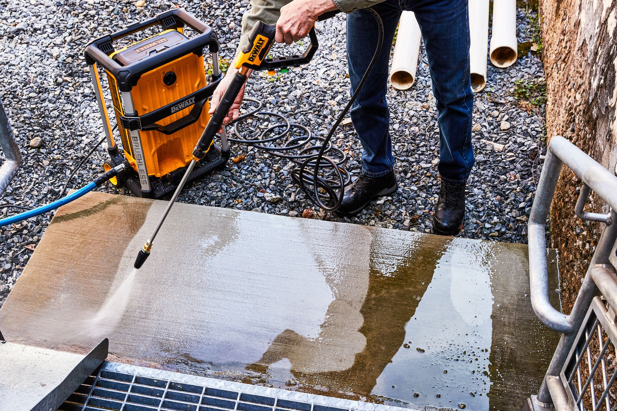 When It Comes to Summer Cleaning, Pressure Washers Are a Blast