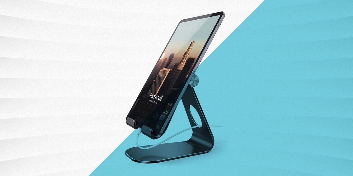 TIESOME Foldable Cell Phone Stand for Desk Adjustable Angle Height
