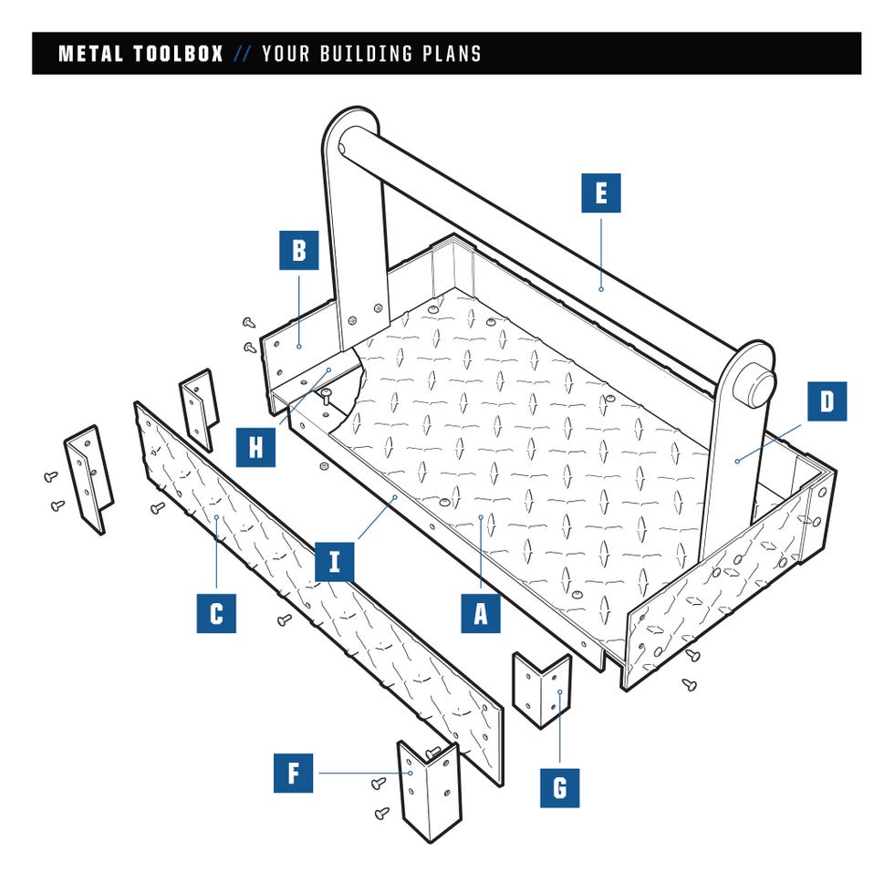 How To Make This All Metal Toolbox Diy Toolbox Plans