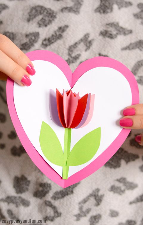 pop up tulip diy mother's day card