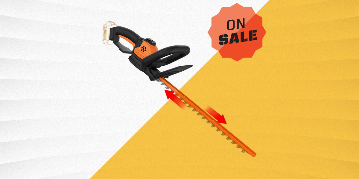 Manicure Your Yard Amazon Has This Worx Hedge Trimmer for 20 Off