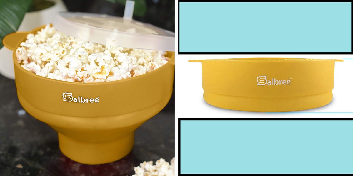 Salbree Microwave Popcorn Popper - White 