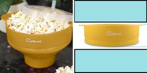 Popcorn maker, Yellow, Product, Kettle corn, Popcorn, Flowerpot, Snack, Corn kernels, Food, 