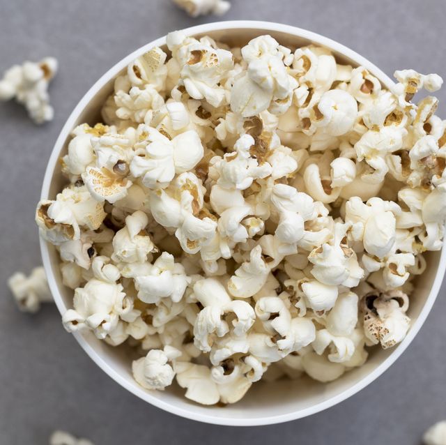 popcorn in a bowl on table