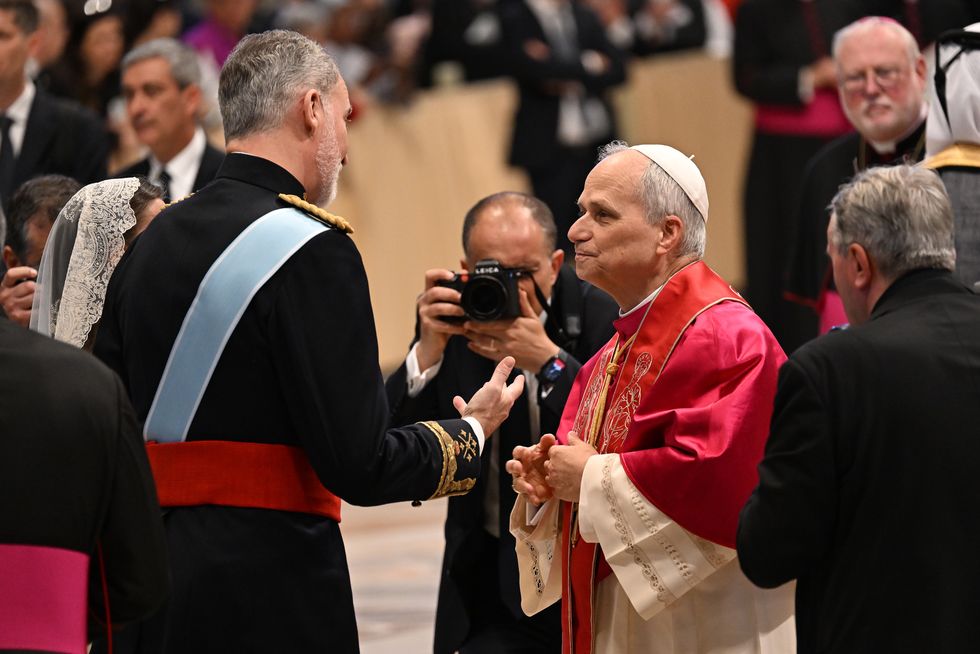 pope leo xiv holds inauguration mass in st. peter's square