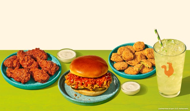 popeyes pickle menu review of taste test