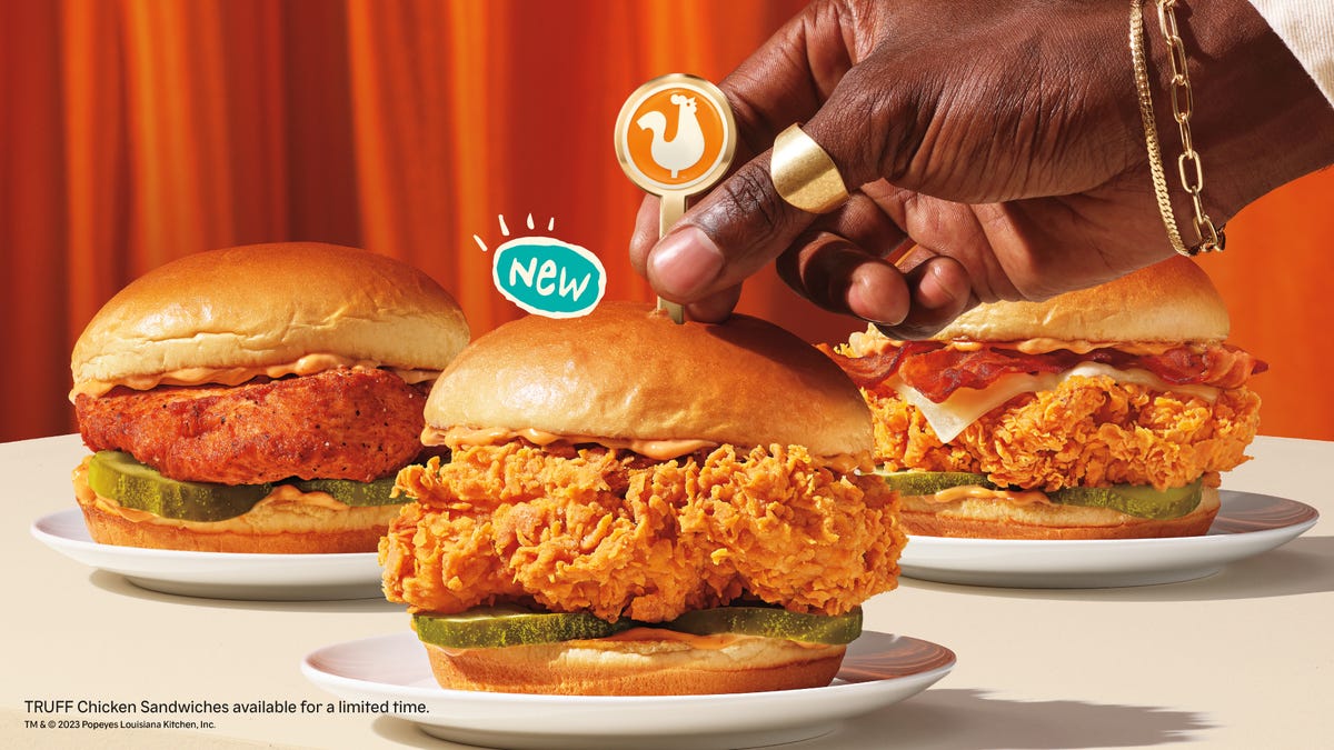 Popeyes menu deals pictures