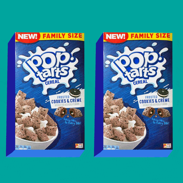 Pop-tarts cereal - frosted cookies and creme