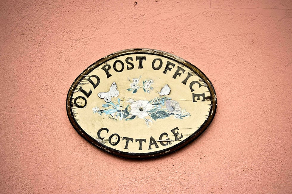 house sign from a cottage