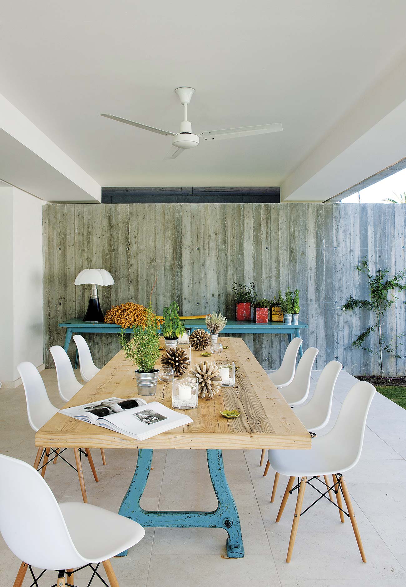 porche con comedor grande