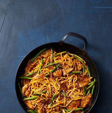 pork and green bean lo mein
