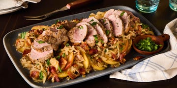 the pioneer woman's pork and sauerkraut recipe