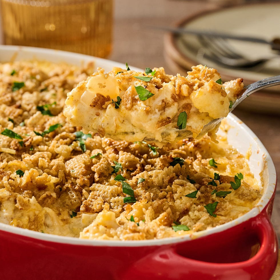 cauliflower mac and cheese side dish for pork chops