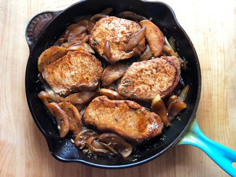 pork chops with apples