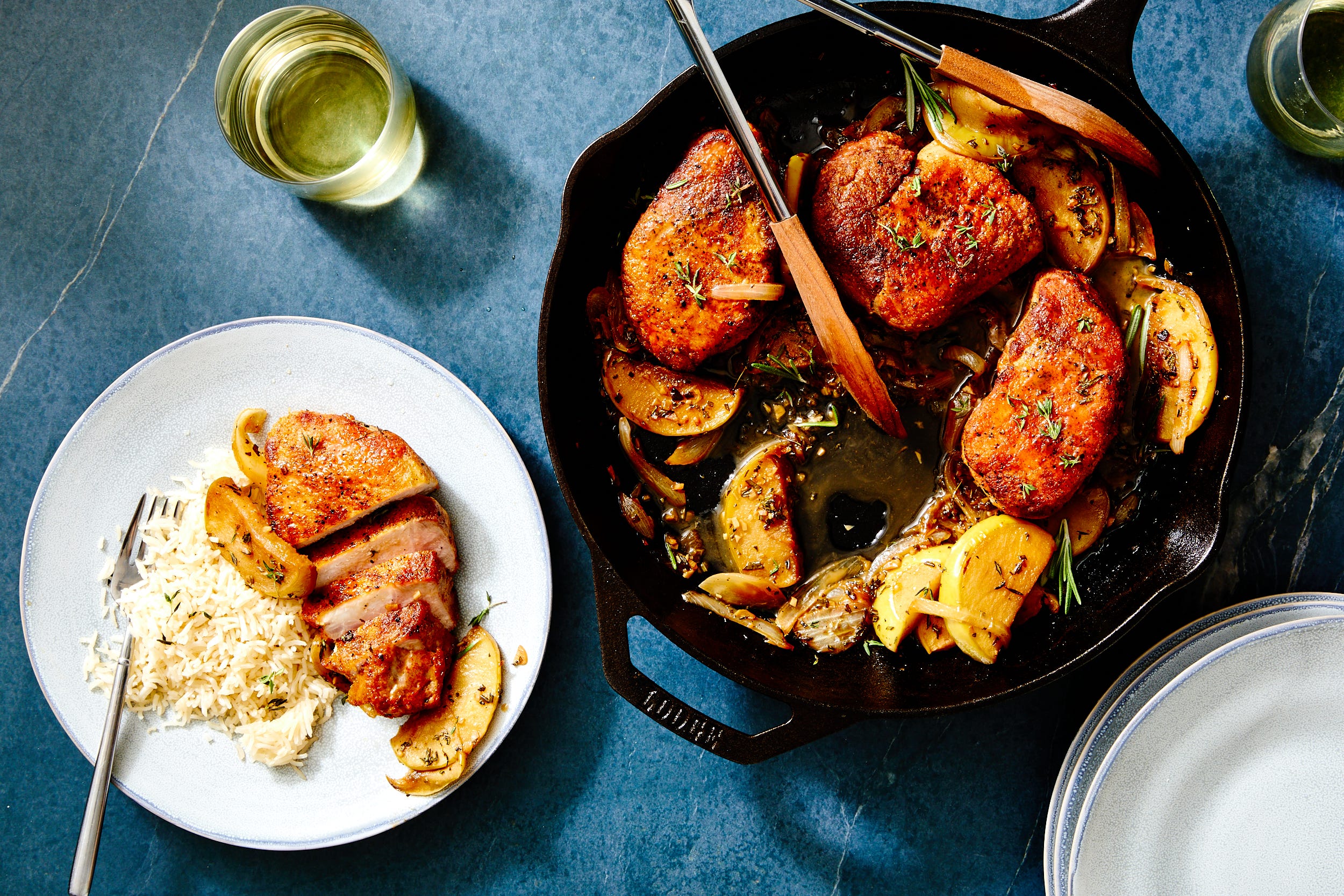 Pork Chops With Apples Are A Perfect One-Pan Weeknight Dinner