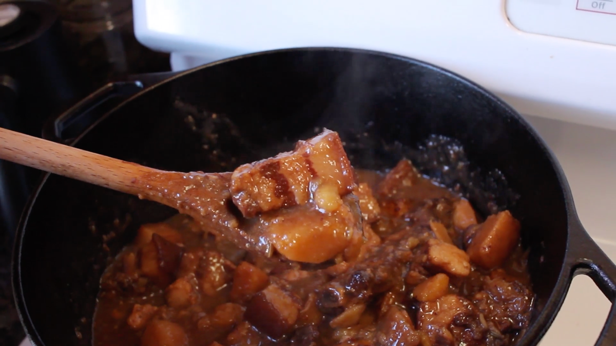 preview for I Made A 10-Course Christmas Feast For 4 People On A $100 Budget | Delish