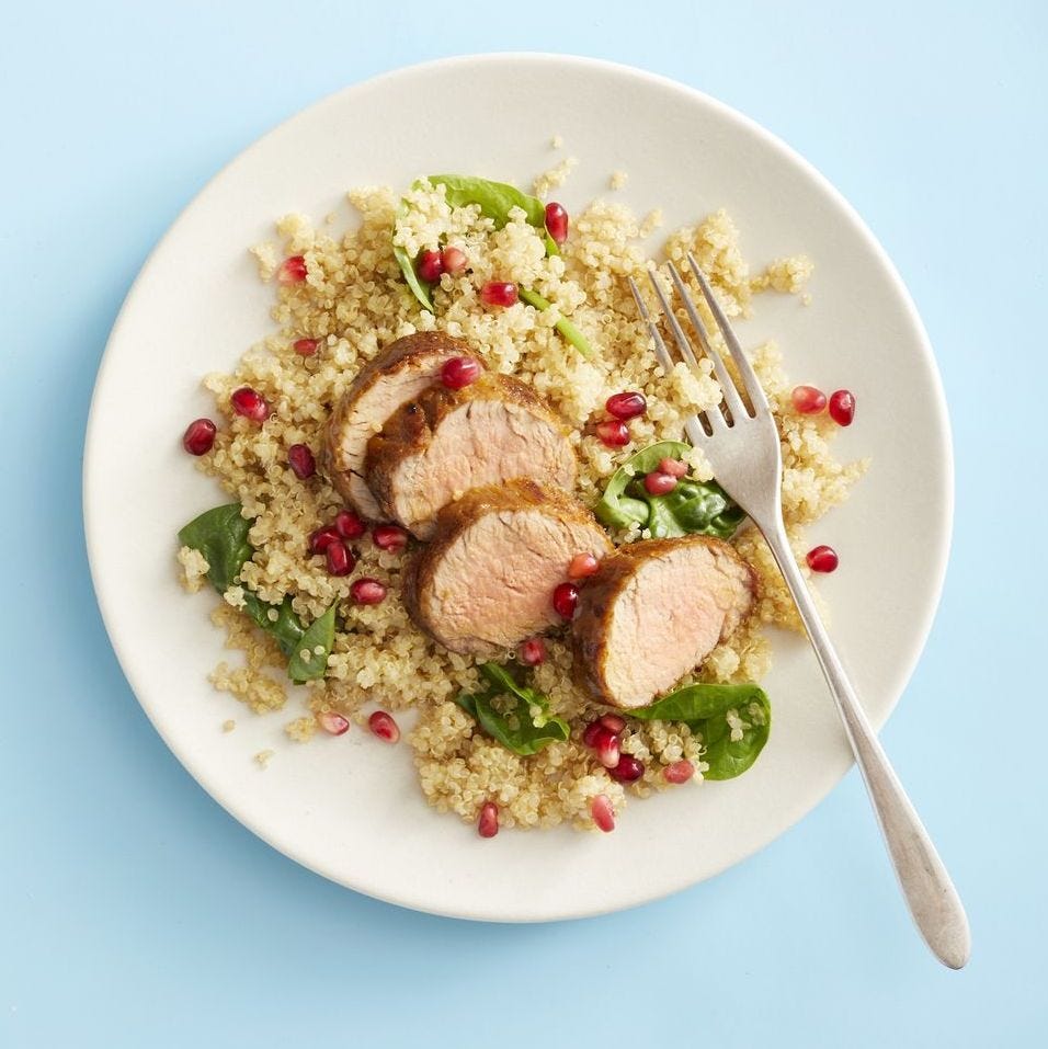 pork tenderloin with quinoa pilaf