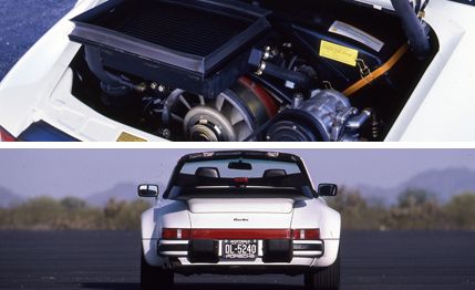1987 porsche 911 turbo cabriolet exterior