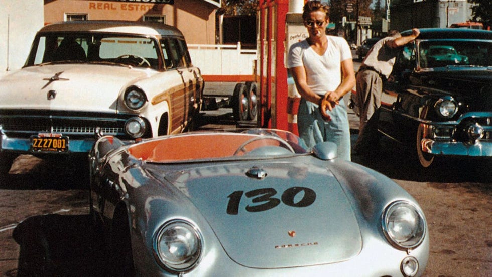 porsche 550 spyder james dean - Autocosmos